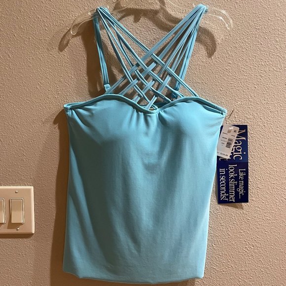 MagicSuit Tankini - New with Tags - Size 10 - Sky Blue - Picture 1 of 4